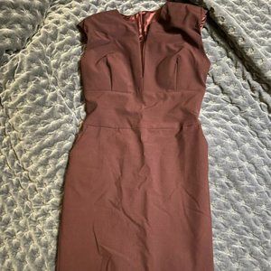 SINGLE Purple Sheath Midi Dress Size 8